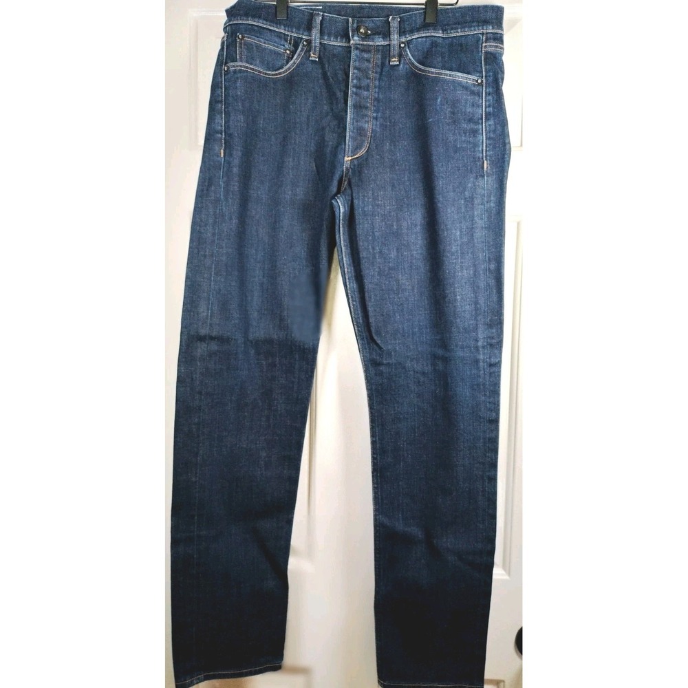 rag & bone New York Fit 2 Slim Jeans 34x31 (Tag 33x32) Dark Wash Blue Denim